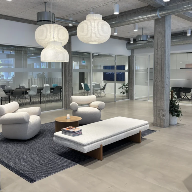 Kontorfaciliteter hos det digitale strategiske bureau, OFF ROAD, i Nordhavn.